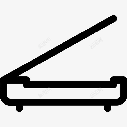 扫描仪科学技术6线性图标svg_新图网 https://ixintu.com 扫描仪 科学技术6 线性