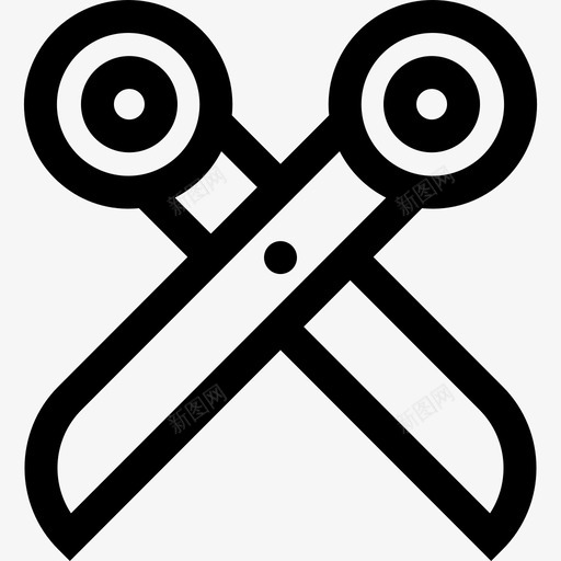 剪刀diy工艺品3直线型图标svg_新图网 https://ixintu.com diy工艺品3 剪刀 直线型