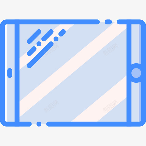 平板电脑tech7蓝色图标svg_新图网 https://ixintu.com tech7 平板电脑 蓝色