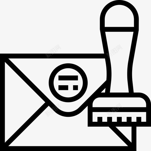 信件邮政直邮图标svg_新图网 https://ixintu.com 信件 直邮 邮政