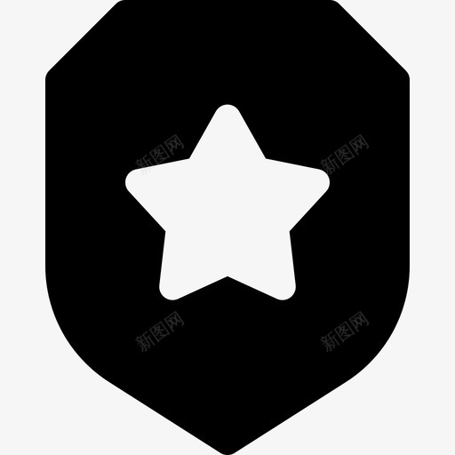 警察徽章网络犯罪11填充图标svg_新图网 https://ixintu.com 填充 网络犯罪11 警察徽章