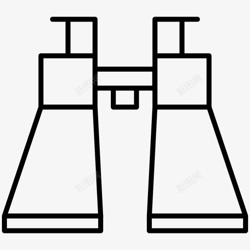 环望远镜变焦图标svg_新图网 https://ixintu.com 变焦 望远镜 狩猎 环