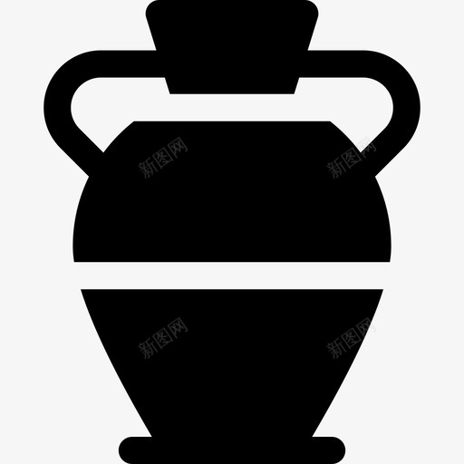 花瓶古希腊10填充图标svg_新图网 https://ixintu.com 古希腊10 填充 花瓶