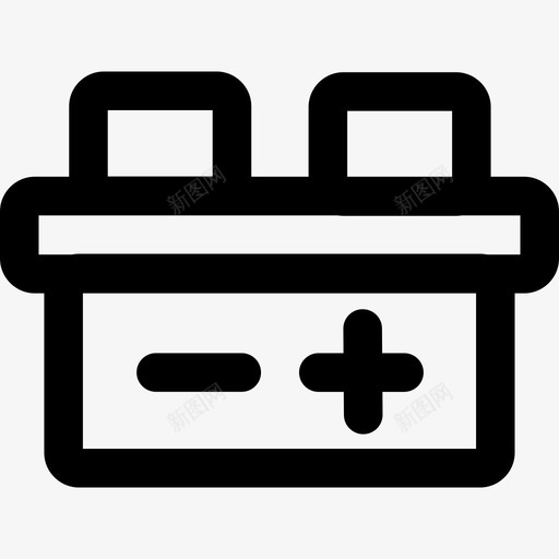 电池结构34线性图标svg_新图网 https://ixintu.com 电池 线性 结构34