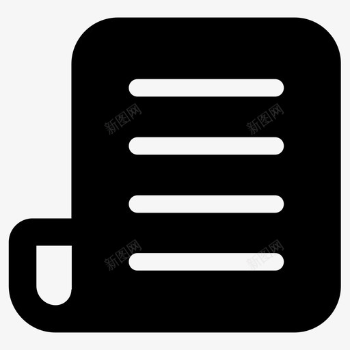 报纸文章时事通讯图标svg_新图网 https://ixintu.com 便笺页 报纸 文件纸 文件页 文章 时事通讯