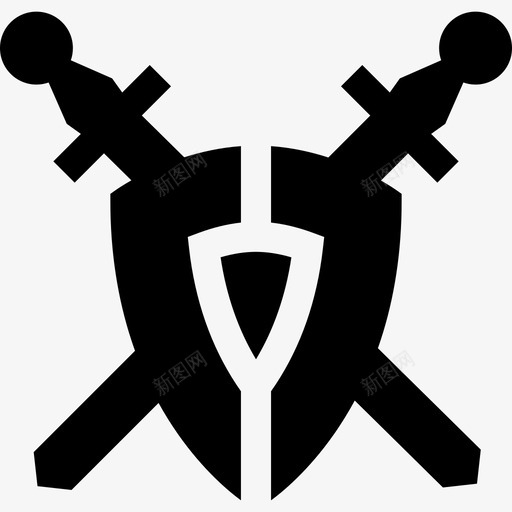 盾复古装饰9填充图标svg_新图网 https://ixintu.com 填充 复古装饰9 盾