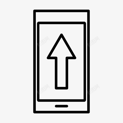 更新移动升级图标svg_新图网 https://ixintu.com 上传 升级 开发 更新 移动 网页设计 营销用户界面大纲