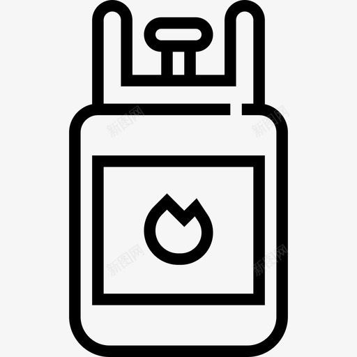 打火机烧烤2线性图标svg_新图网 https://ixintu.com 打火机 烧烤2 线性