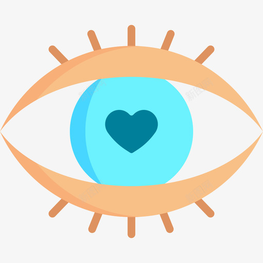 眼爱19平的图标svg_新图网 https://ixintu.com 平的 爱19 眼