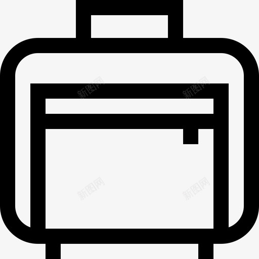 手提箱床和早餐6直系图标svg_新图网 https://ixintu.com 床和早餐6 手提箱 直系