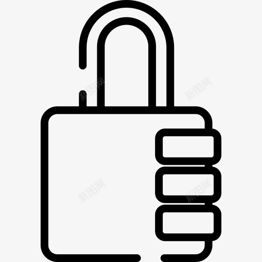 挂锁安全29线性图标svg_新图网 https://ixintu.com 安全29 挂锁 线性