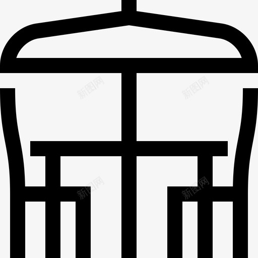 桌子家具17直线型图标svg_新图网 https://ixintu.com 家具17 桌子 直线型