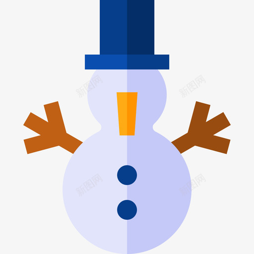 雪人冬天的小镇平地图标svg_新图网 https://ixintu.com 冬天的小镇 平地 雪人