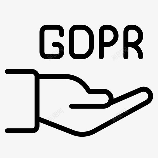 gdpr法律手势安全图标svg_新图网 https://ixintu.com gdpr法律 gdpr线 安全 手势