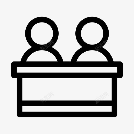 会议委员会陪审团图标svg_新图网 https://ixintu.com 2018年9月25日 会议 委员会 研讨会 陪审团