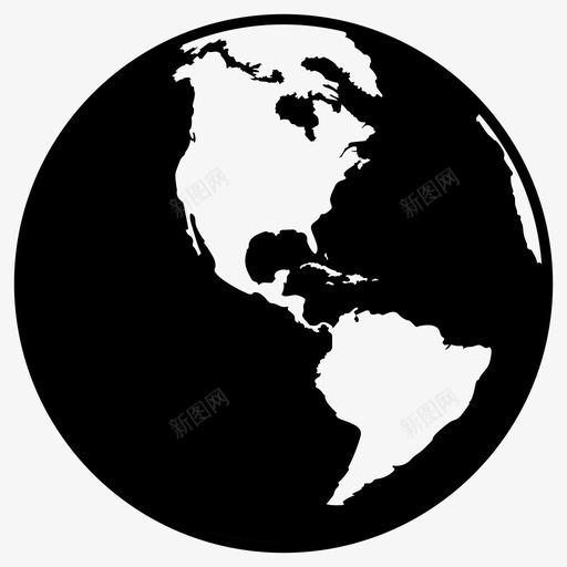 地球地面陆地图标svg_新图网 https://ixintu.com 世界 地球 地面 行星 陆地