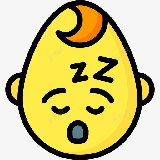 宝贝表情6线性颜色图标svg_新图网 https://ixintu.com 宝贝 线性颜色 表情6