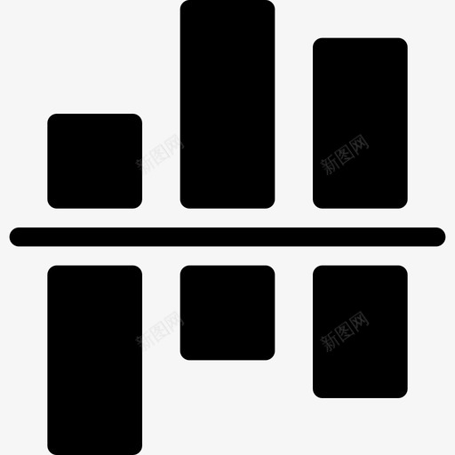 条形图图表4填充图标svg_新图网 https://ixintu.com 图表4 填充 条形图