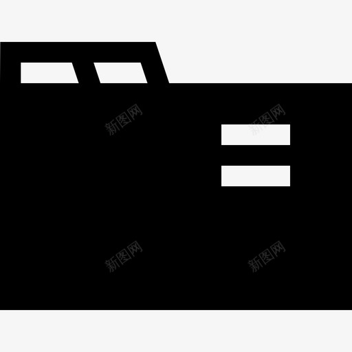 文件夹信纸18已填充图标svg_新图网 https://ixintu.com 信纸18 已填充 文件夹