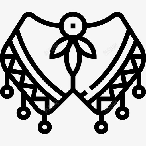 Dreamcatcher波西米亚风格10直线型图标svg_新图网 https://ixintu.com Dreamcatcher 波西米亚风格10 直线型