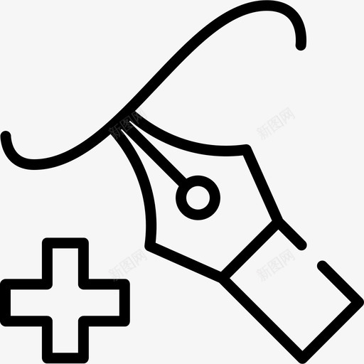 笔编辑工具6线性图标svg_新图网 https://ixintu.com 矢量编辑工具6 笔 线性