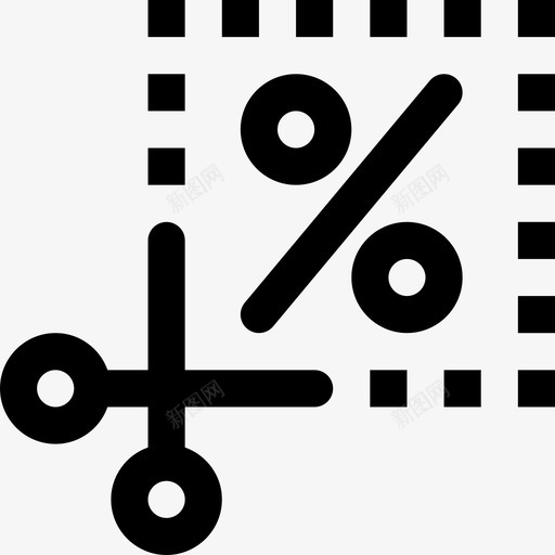 百分比电子商务26线性图标svg_新图网 https://ixintu.com 电子商务26 百分比 线性