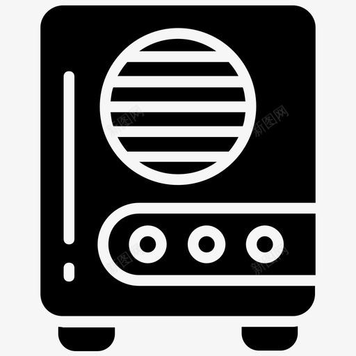 燃气加热器电加热器电子产品图标svg_新图网 https://ixintu.com 壁式加热器 房间加热器 热水锅炉恒温器和电动燃气太阳能加热器字形图标 燃气加热器 电加热器 电子产品