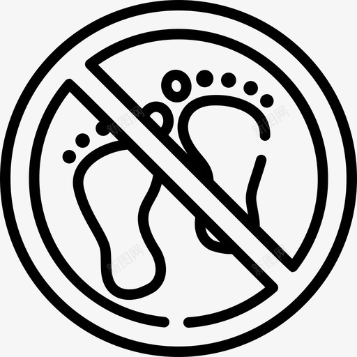 赤脚信号4线性图标svg_新图网 https://ixintu.com 信号4 线性 赤脚