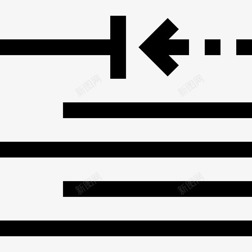 缩进编辑器2线性图标svg_新图网 https://ixintu.com 线性 编辑器2 缩进