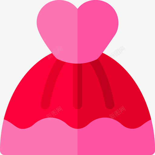 结婚礼服爱26平的图标svg_新图网 https://ixintu.com 平的 爱26 结婚礼服