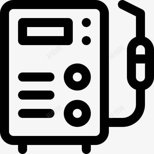 焊机电工工具3线性图标svg_新图网 https://ixintu.com 焊机 电工工具3 线性