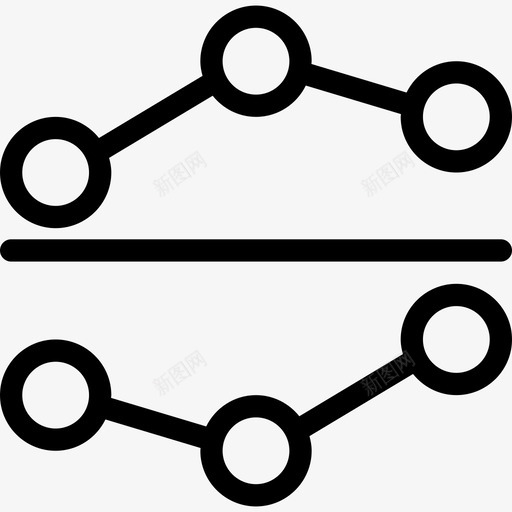 折线图图表5直线图图标svg_新图网 https://ixintu.com 图表5 折线图 直线图
