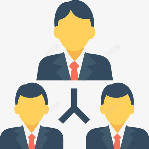 团队项目管理5扁平图标svg_新图网 https://ixintu.com 团队 扁平 项目管理5
