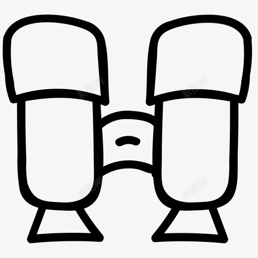 双筒望远镜手绘搜索图标svg_新图网 https://ixintu.com 双筒望远镜 手绘 搜索 涂鸦露营