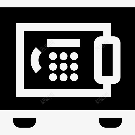 保险箱工作区5已填充图标svg_新图网 https://ixintu.com 保险箱 工作区5 已填充