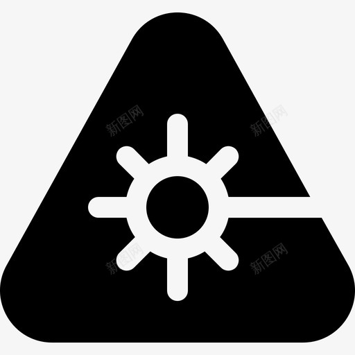 激光信号和禁止2填充图标svg_新图网 https://ixintu.com 信号和禁止2 填充 激光