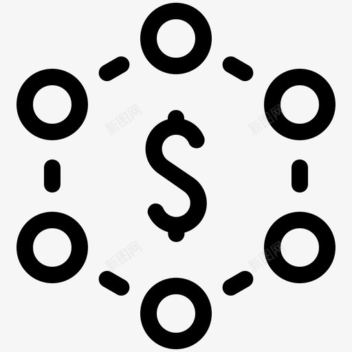 筹资商业金融图标svg_新图网 https://ixintu.com 商业 筹资 营销 融资 资金 金融 金融搜索引擎优化