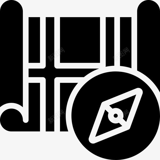 地图地理3填充图标svg_新图网 https://ixintu.com 地图 地理3 填充