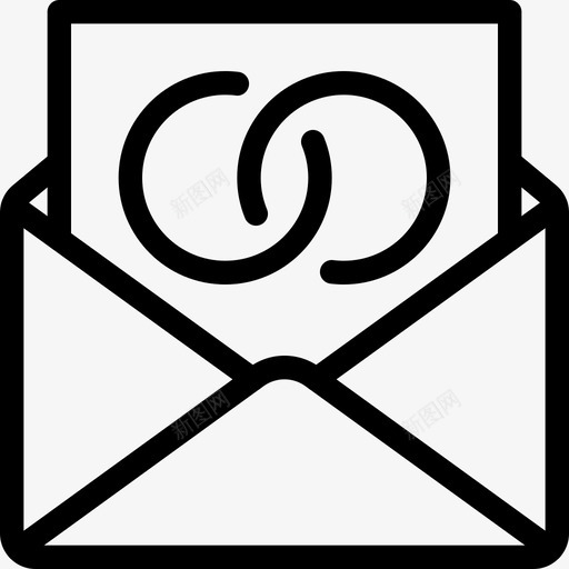 婚礼请柬贺卡信封图标svg_新图网 https://ixintu.com 信封 婚礼系列图标 婚礼请柬 贺卡 问候语