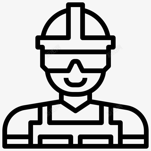 工业工人化身工程师图标svg_新图网 https://ixintu.com 人 化身 工业工人 工作 工程师 重工业和电力工业