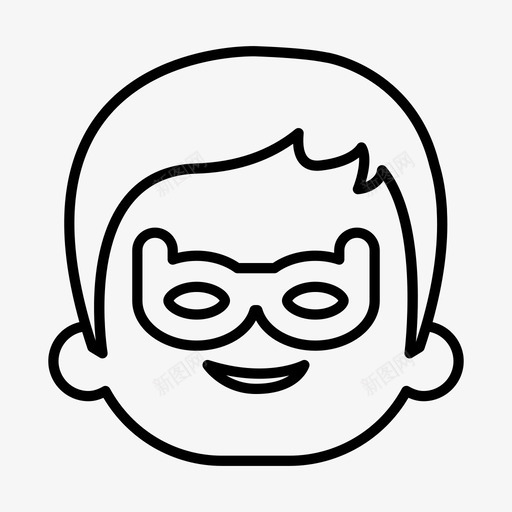 男周年纪念日生日图标svg_新图网 https://ixintu.com 周年纪念 周年纪念日 生日 男 面具