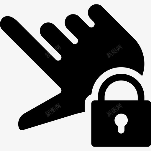 轻触触摸手势5填充图标svg_新图网 https://ixintu.com 填充 触摸手势5 轻触
