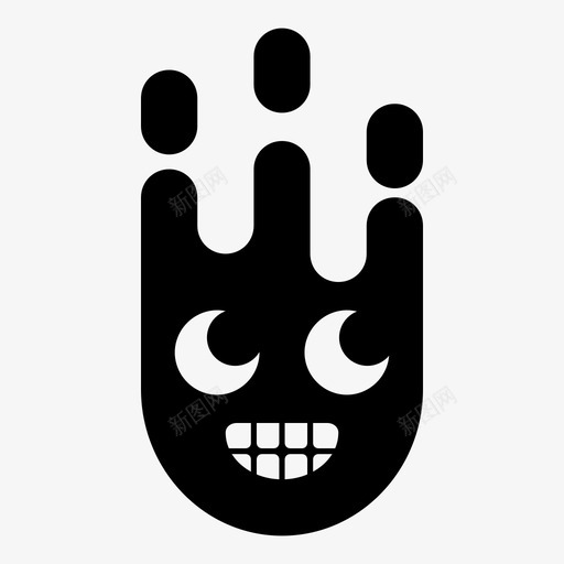 火焰表情图好奇情感火焰图图标svg_新图网 https://ixintu.com 情感 火焰图 火焰表情图好奇