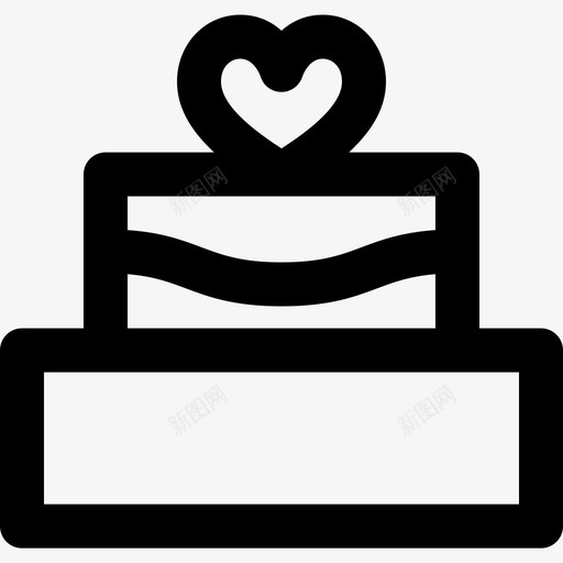结婚蛋糕爱情37直系图标svg_新图网 https://ixintu.com 爱情37 直系 结婚蛋糕