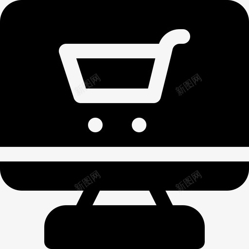 网上购物销售3已满图标svg_新图网 https://ixintu.com 已满 网上购物 销售3