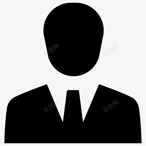 商人帐户个人资料图标svg_新图网 https://ixintu.com 个人资料 企业管理1 商人 帐户 用户