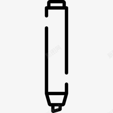 荧光笔缝纫15直线图标图标