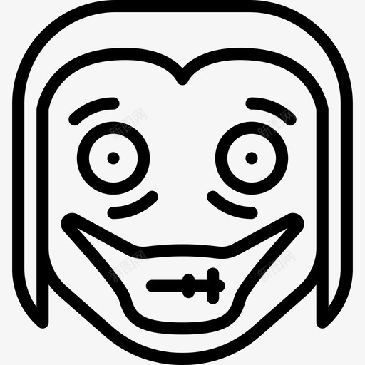 连环杀手恐怖表情4直系图标svg_新图网 https://ixintu.com 恐怖表情4 直系 连环杀手