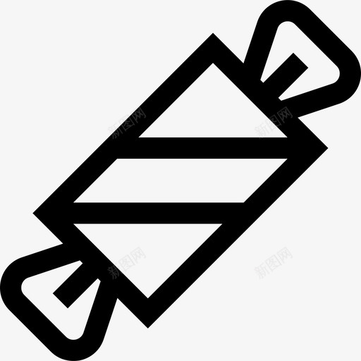 糖果圣诞96直系图标svg_新图网 https://ixintu.com 圣诞96 直系 糖果