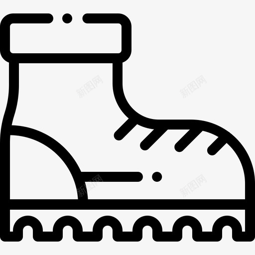 靴子冒险8直线型图标svg_新图网 https://ixintu.com 冒险8 直线型 靴子